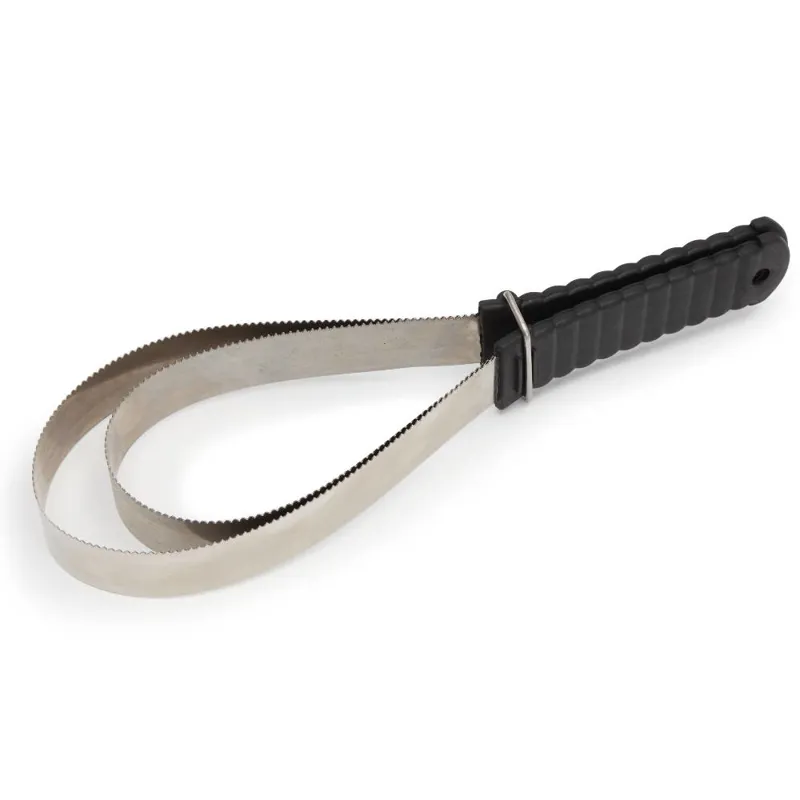 Shires EZI-GROOM Metal Sweat Scraper/Shedding Blade - Black