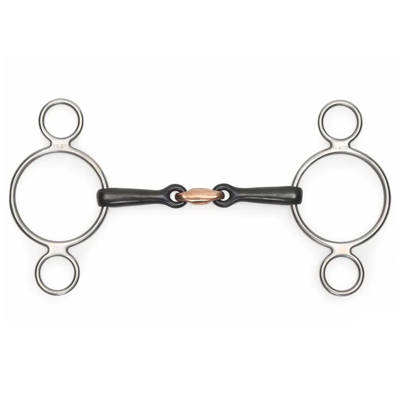Shires Sweet Iron 2 Ring Gag Lozenge Bit
