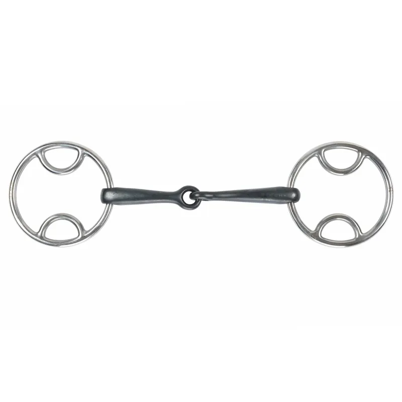 Shires Sweet Iron Loop Ring Bevel Single Jointed Bit