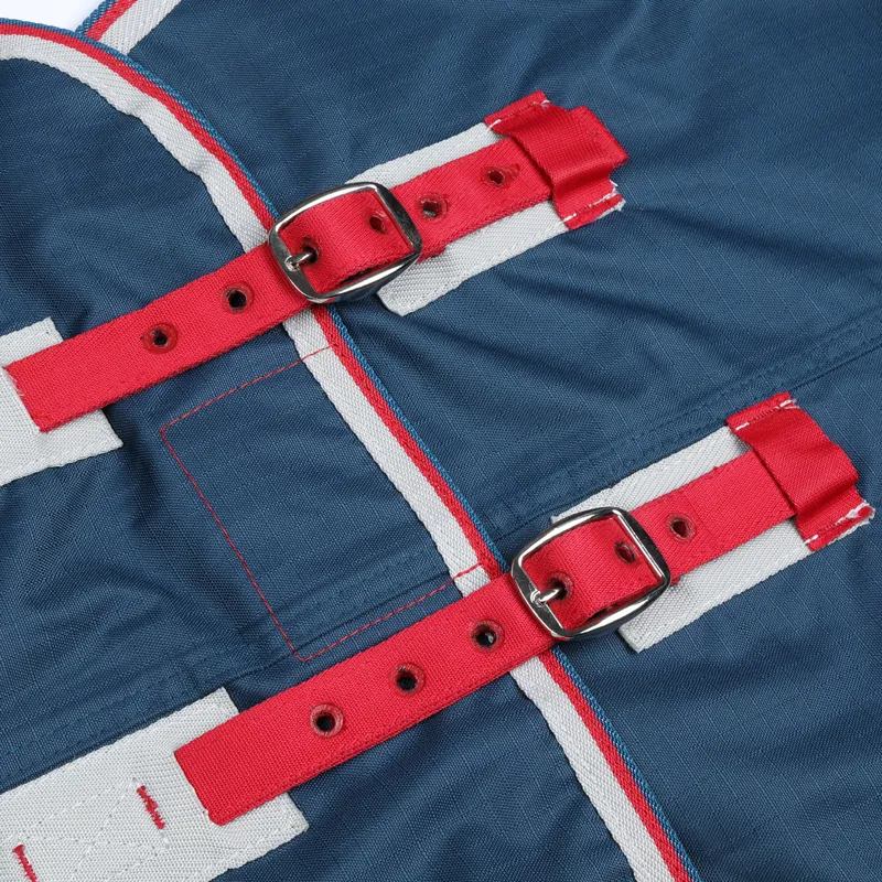 Shires Tempest Original 0g Standard Neck Turnout Rug - Teal-1