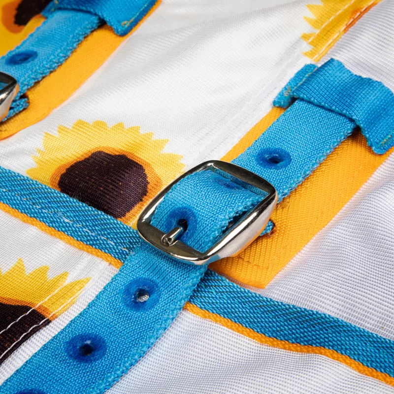 Shires Tempest Original Printed Combo Neck Fly Rug - Sunflower-1