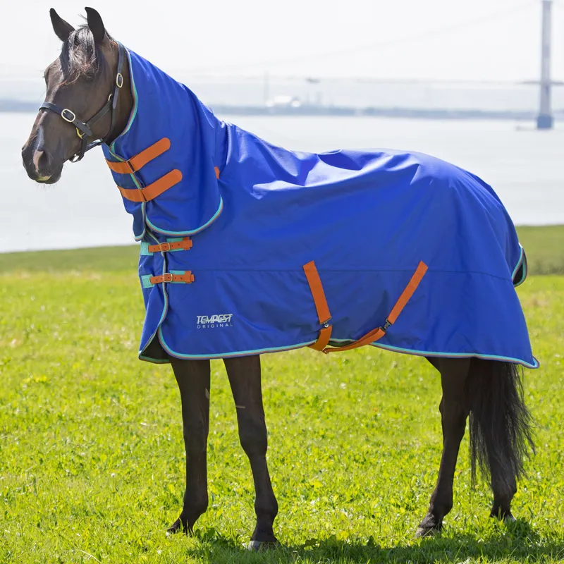 Shires Tempest Original 50 Combo Neck Turnout Rug - Royal-1