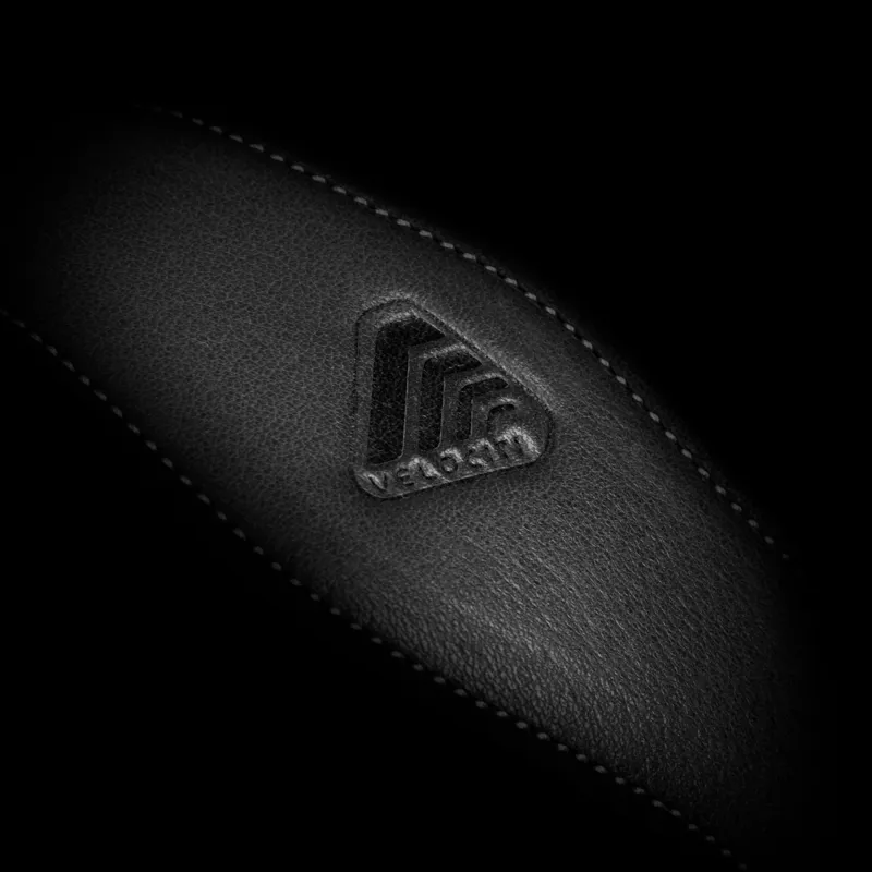 Velociti Lusso Padded Leather Headcollar - Black-2