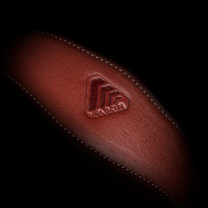 Velociti Lusso Padded Leather Headcollar - Navy-2