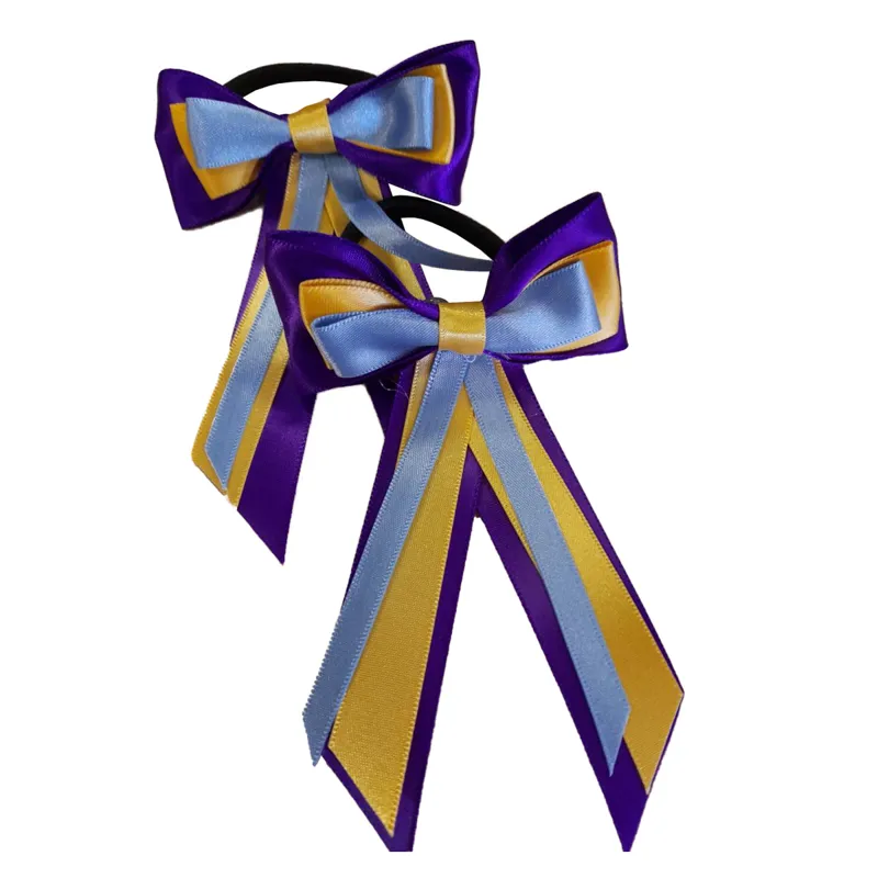 ShowQuest Piggy Bows and Tails - Purple/Blue/Sunshine
