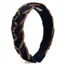 Waring Brooke Classic Signature Plait Hairband - Navy/Tan