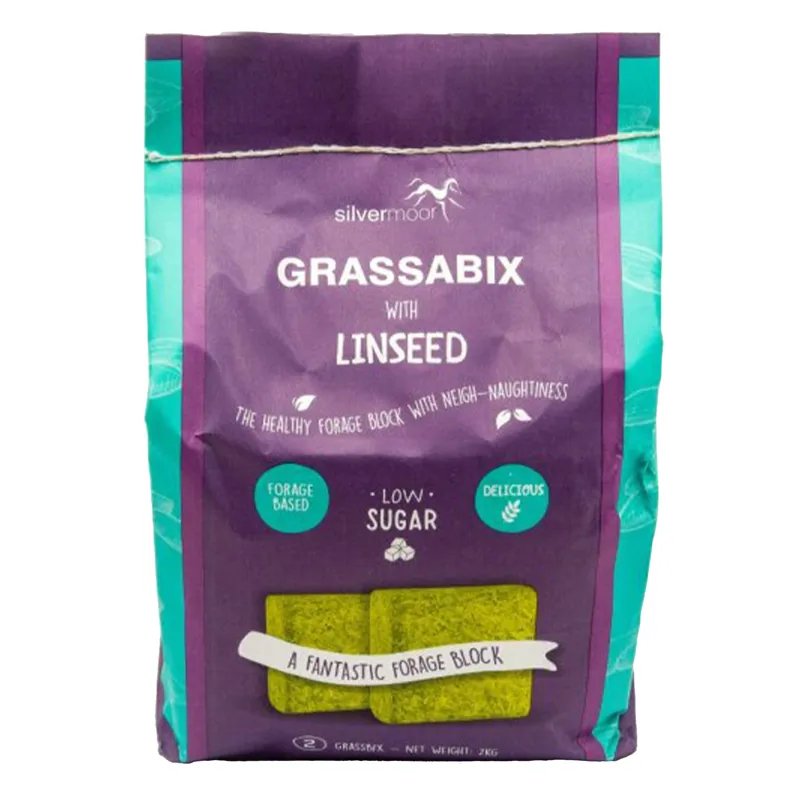 Silvermoor Grassabix Linseed Forage Block
