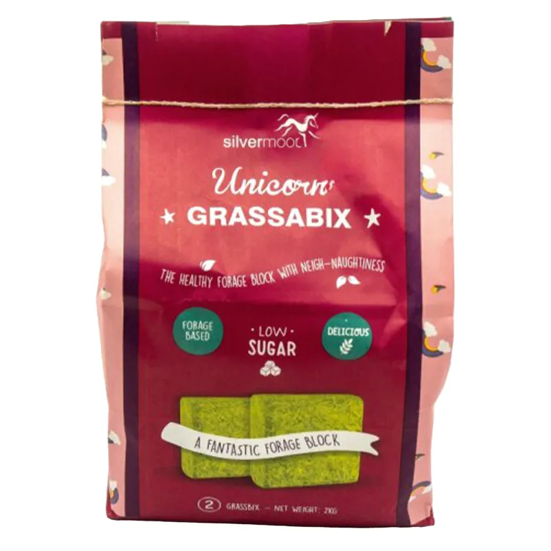 Silvermoor Grassabix Minty Unicorn Forage Block 
