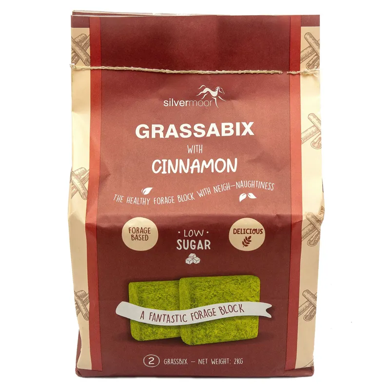 Silvermoor Grassabix Cinnamon Forage Block