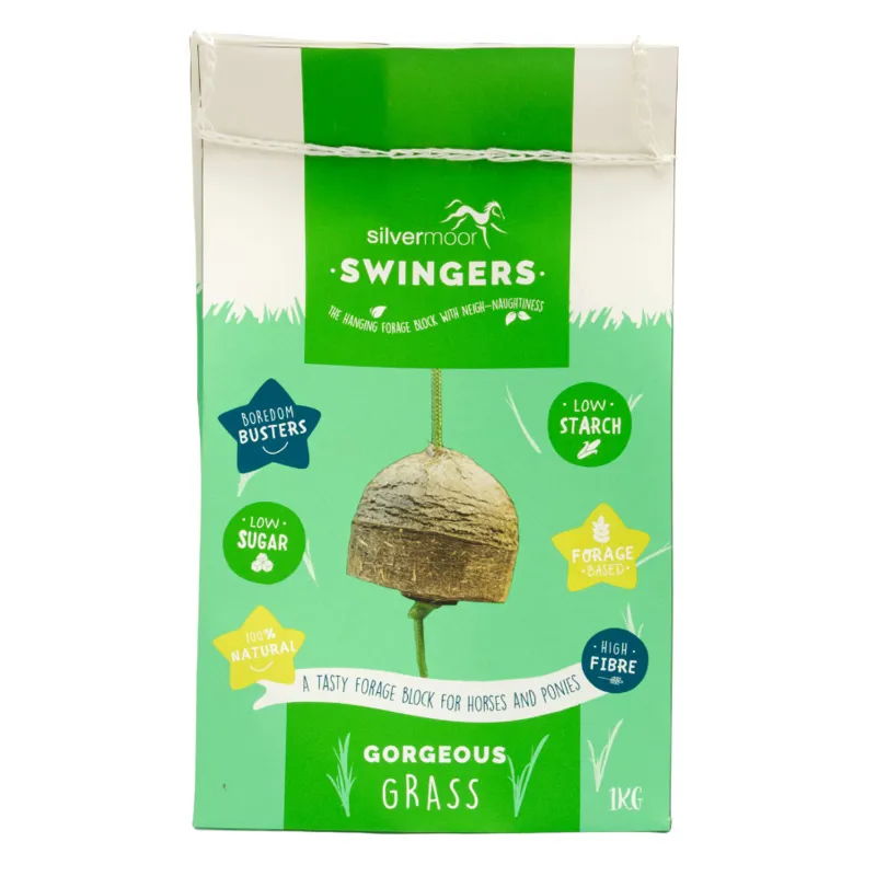 Silvermoor Swingers Hanging Forage Block - Gorgeous Grass