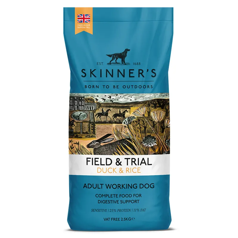 Skinners Field and Trial Duck and Rice Dog Food - 2.5kg