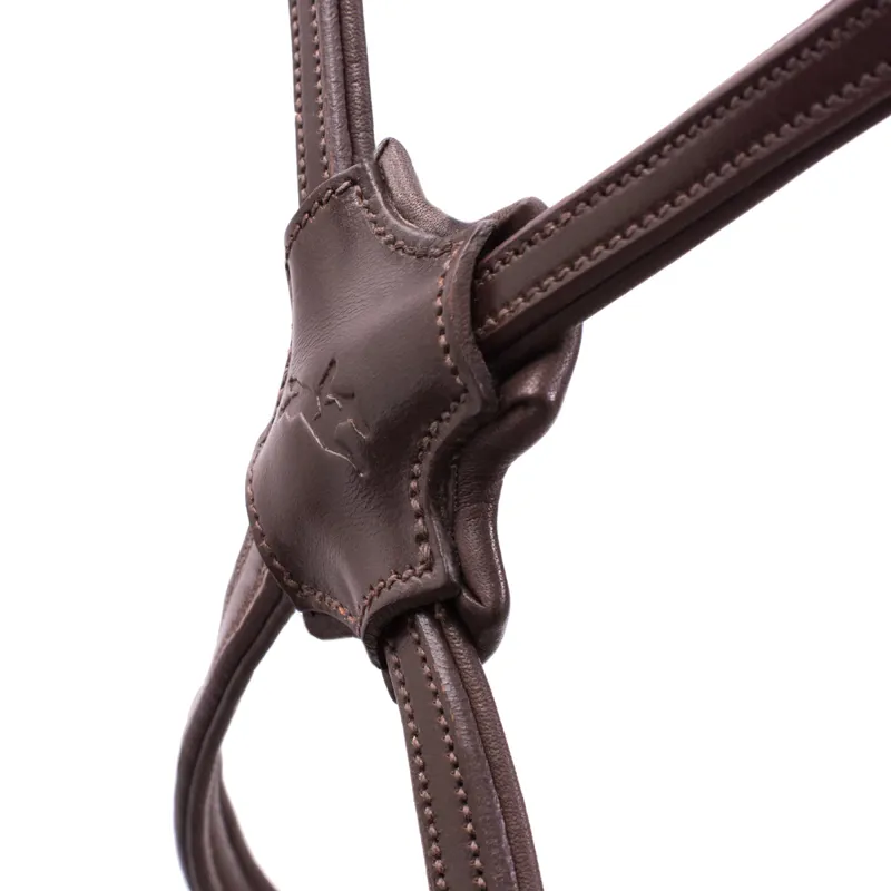 Schockemohle Rio Select Mexican Grackle Bridle - Espresso/Silver-2