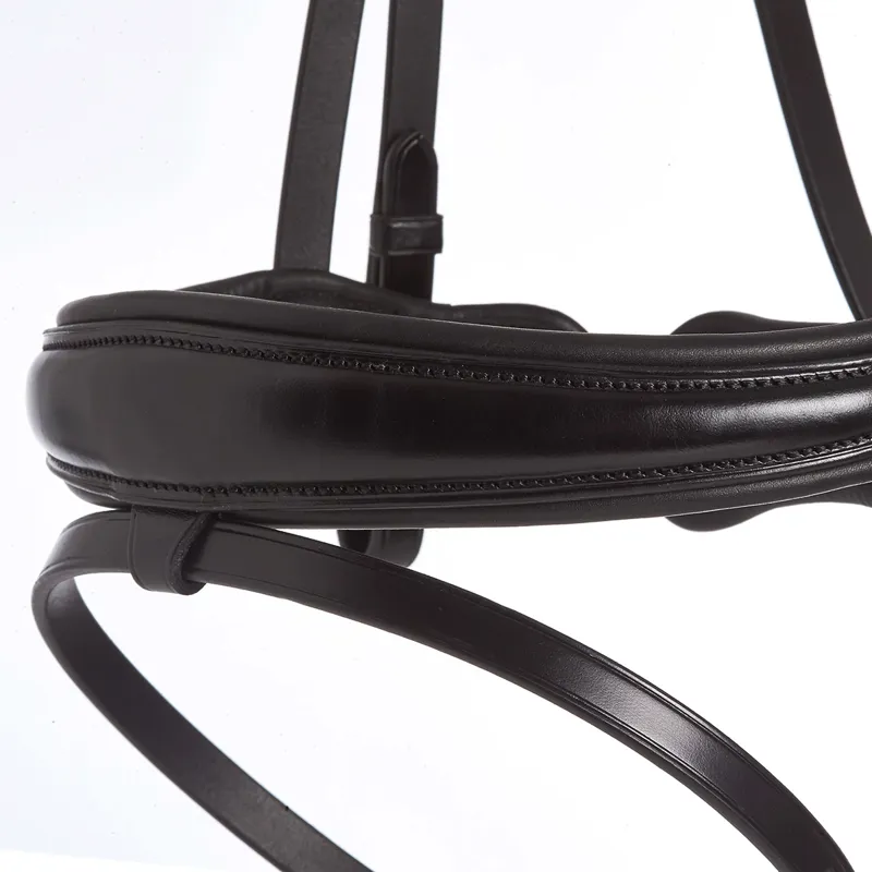 Schockemohle Brantford Anatomic Flash Bridle - Black/Silver-2