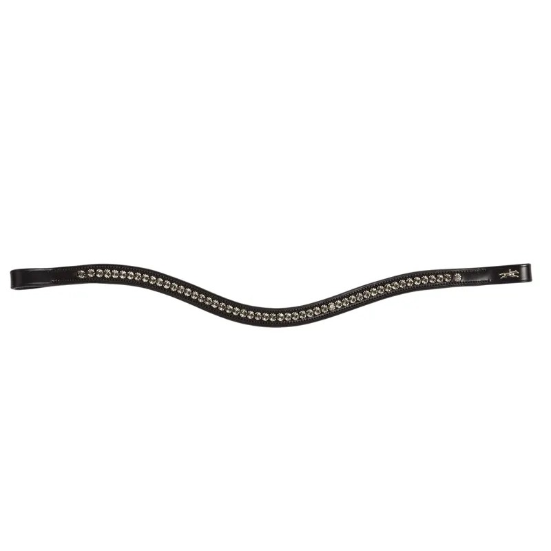 Schockemohle Diamond Select Browband - Black/Grey