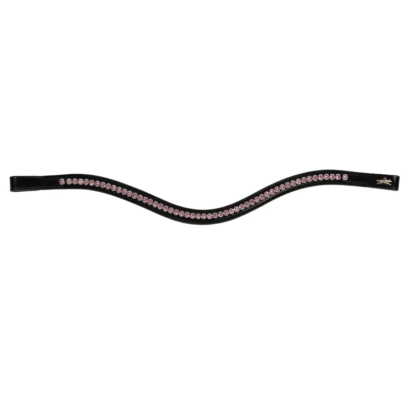 Schockemohle Diamond Select Browband - Black/Mauve