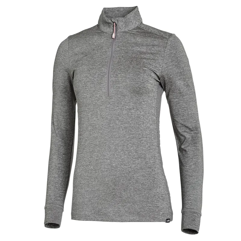 Schockemohle Page Style Ladies Functional Top - Grey - XX-Small