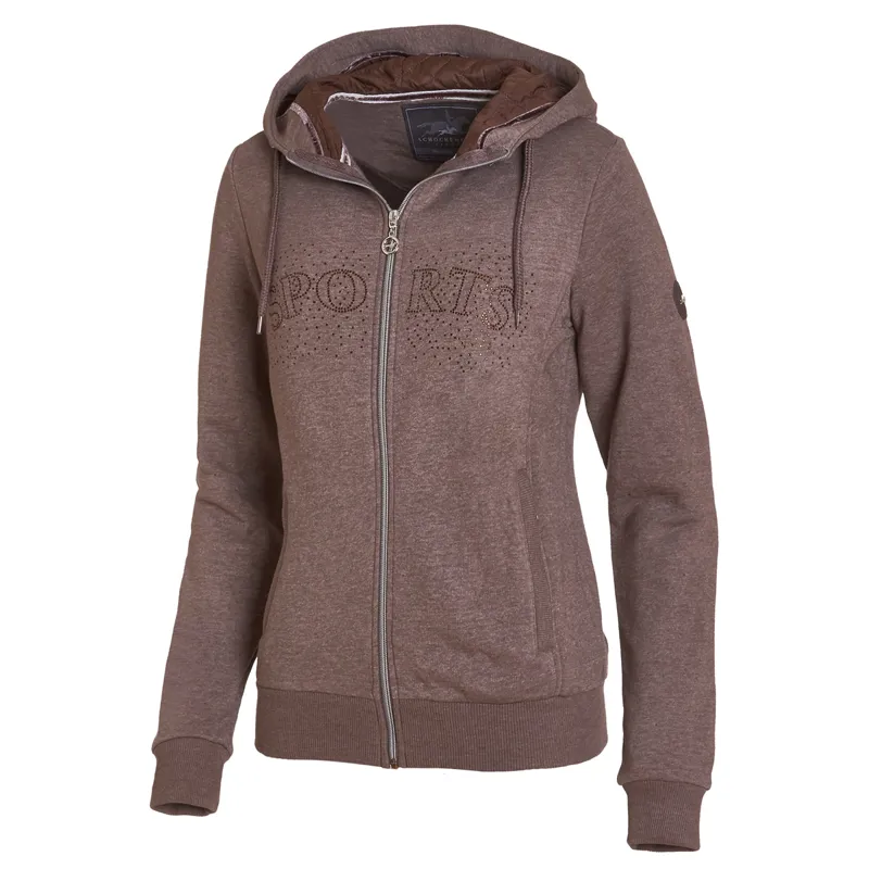 Schockemohle Cassie Style Ladies Hoodie - Walnut - X-Small