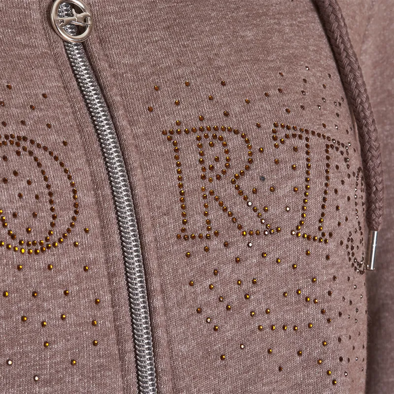 Schockemohle Cassie Style Ladies Hoodie - Walnut - X-Small-1