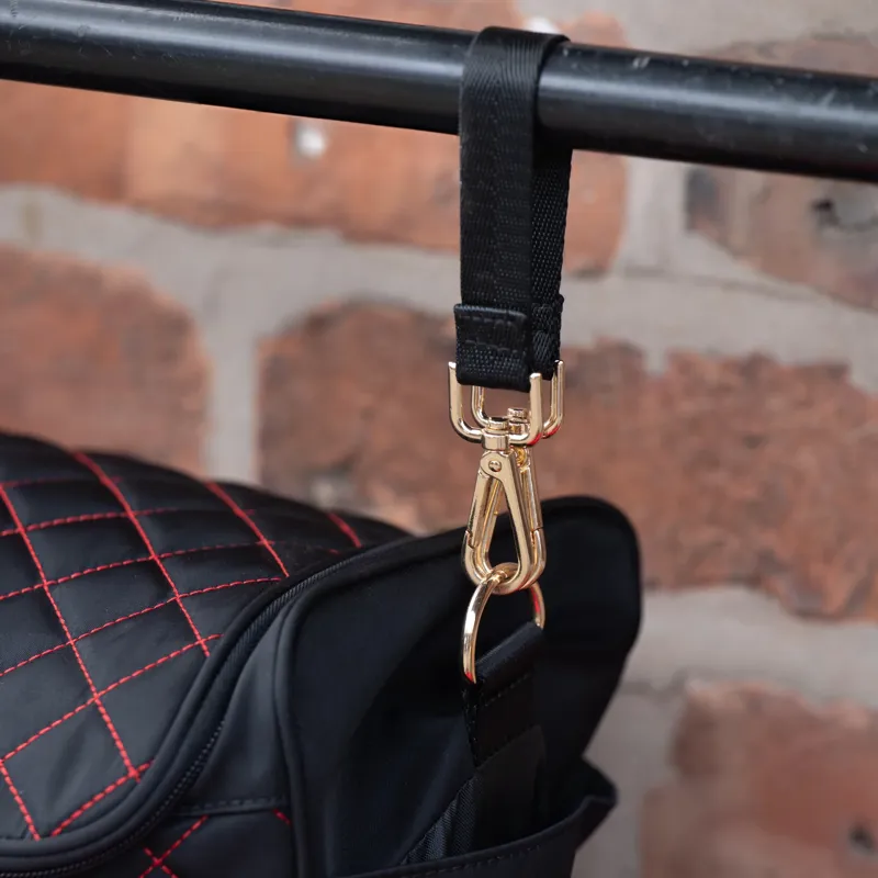 Smart Grooming Burghley Quilted Show and Stable Bag - Black/Red-5