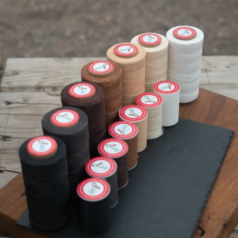 Smart Grooming Flat Waxed Plaiting Thread - White-2