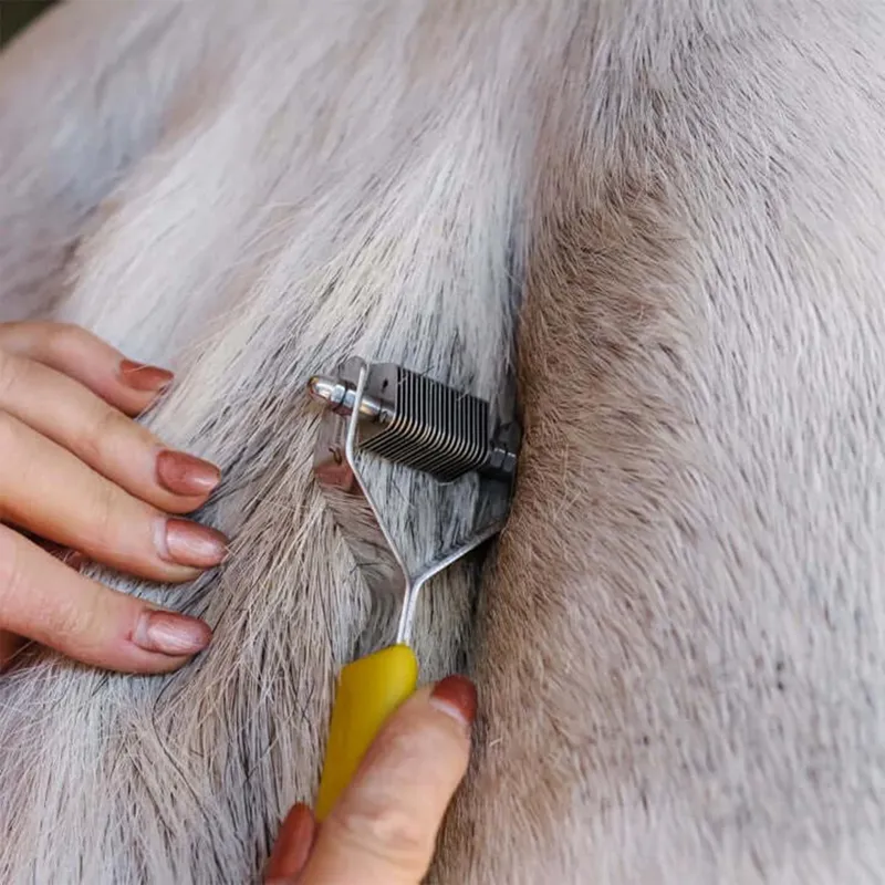 Smart Grooming Smart Tails Easi-Grip Rake-4