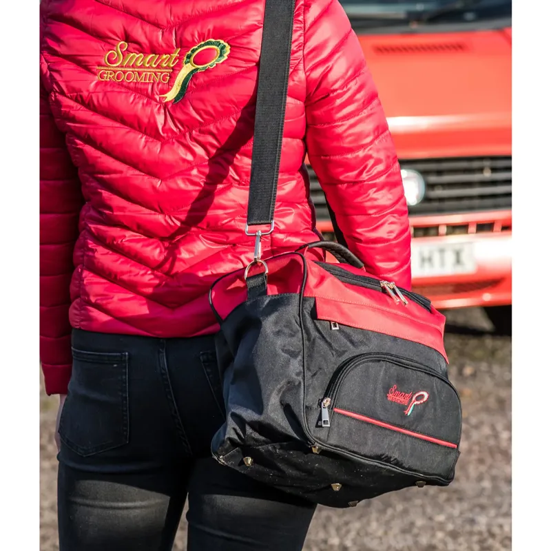 Smart Grooming Competition Bag - Red/Black-2
