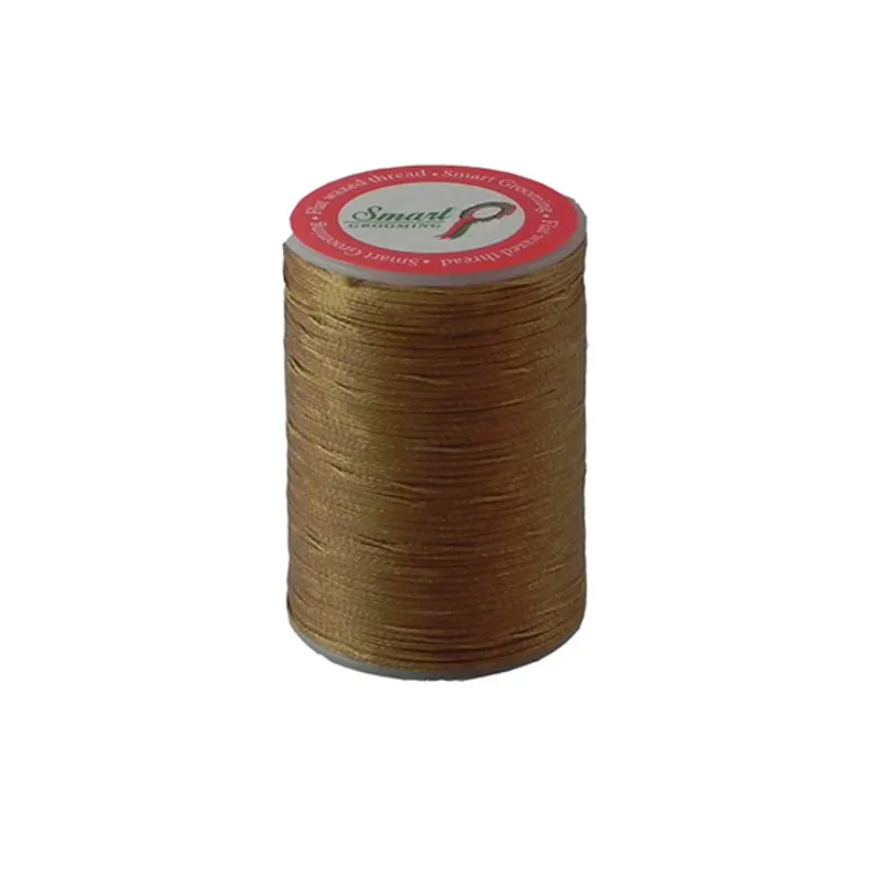 Smart Grooming Flat Wax Plaiting Thread - Chestnut