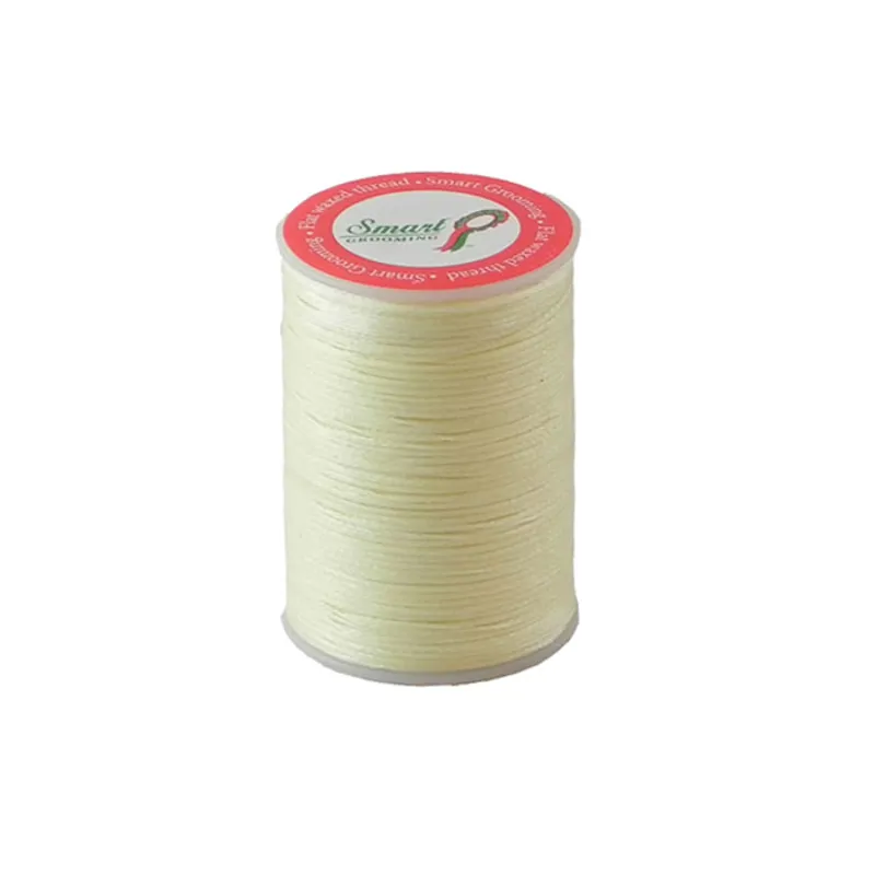 Smart Grooming Flat Wax Plaiting Thread - Cremello
