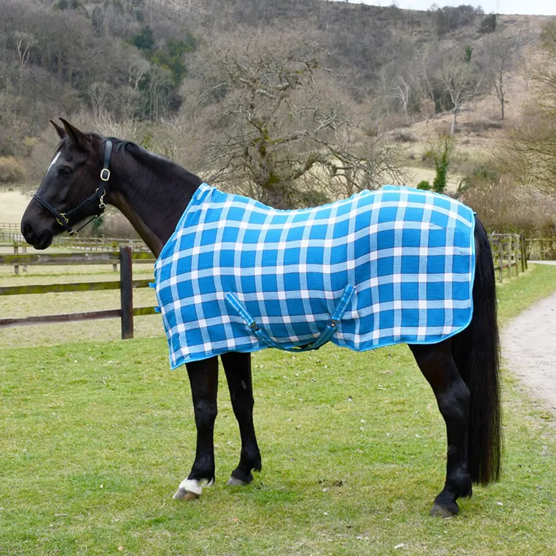 Rhinegold Smart-Tec Waffle Rug - Blue
