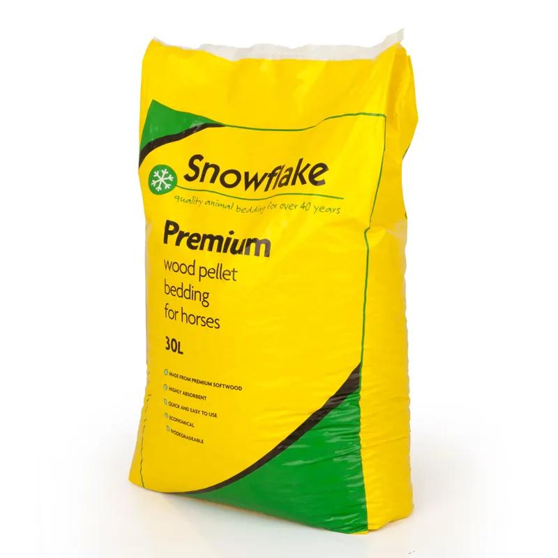 Snowflake Premium Equine Wood Pellets - 30 Litre