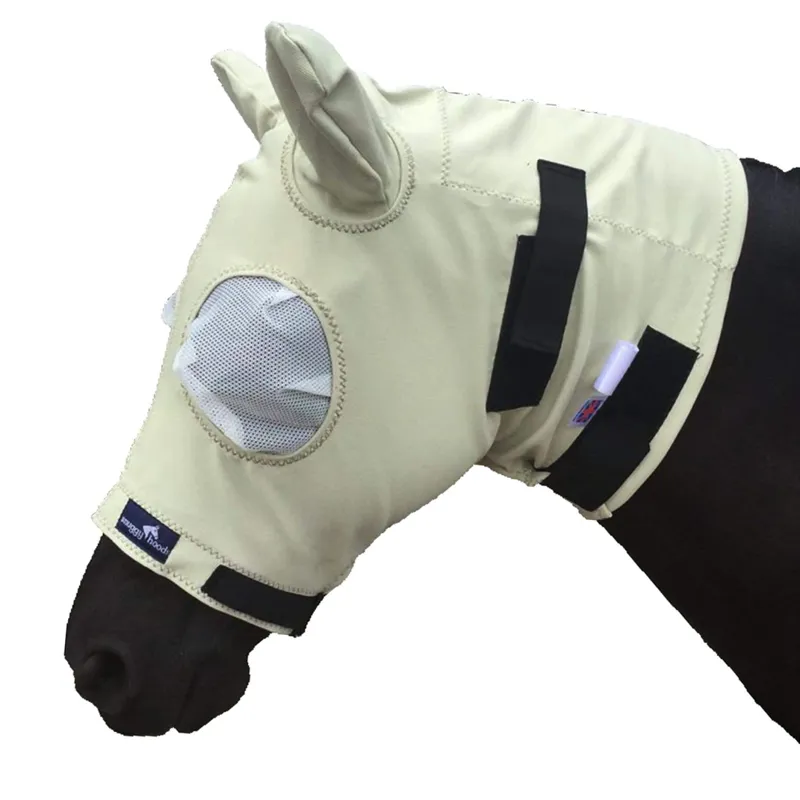 Snuggy Hoods Pull-On Sweet Itch Mask - Beige-1