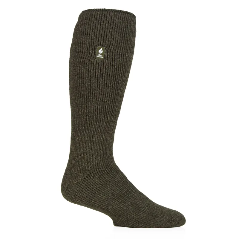 SockShop Heat Holders Galant Mens Tall Thermal Socks - Forest Green