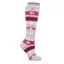SockShop Heat Holders Horse Fairisle Ladies Tall Socks - Hedon Grey