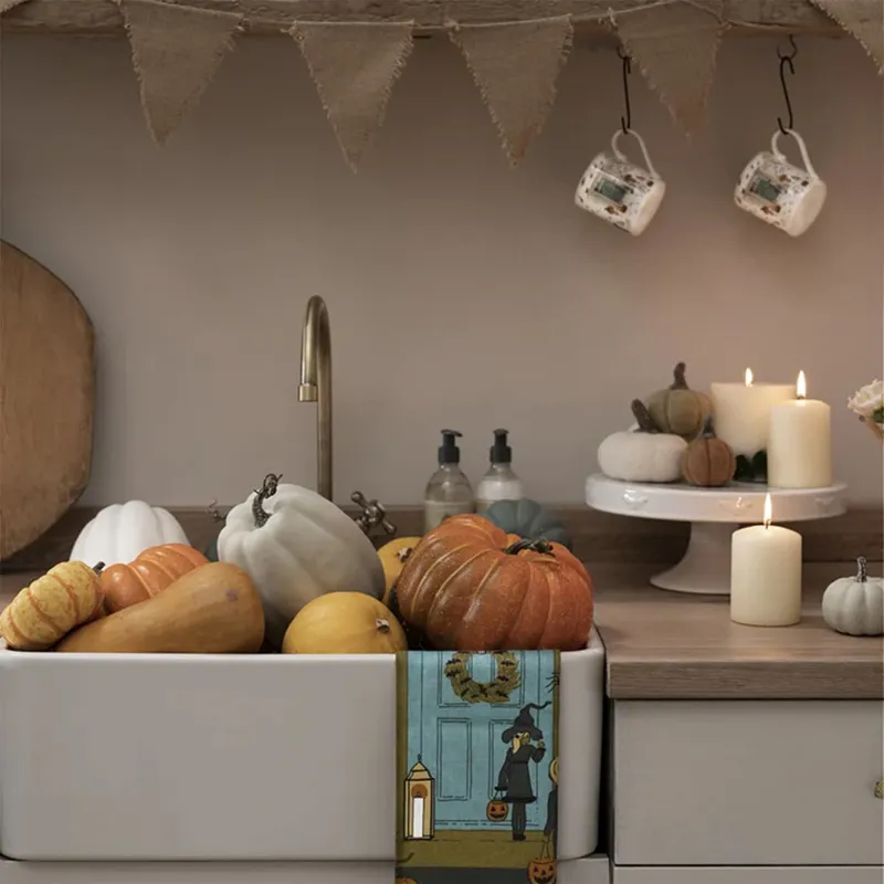 Sophie Allport Felt Decoration - Pumpkins-2