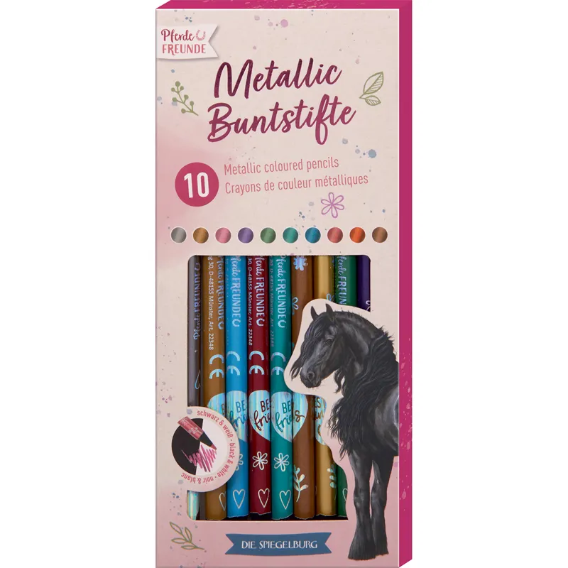 Speigelburg Metallic Coloured Pencils - 10 Pack-1