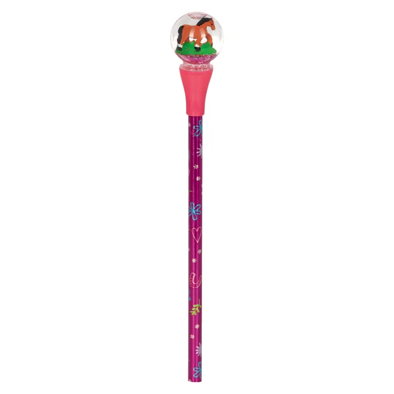 Speigelburg Neon Pencil with Glitter Horse Globe-2