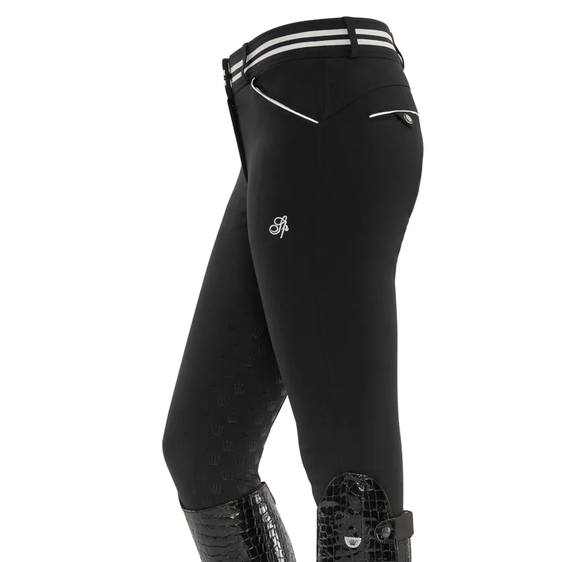 Spooks Fiona Full Grip Ladies Breeches - Black