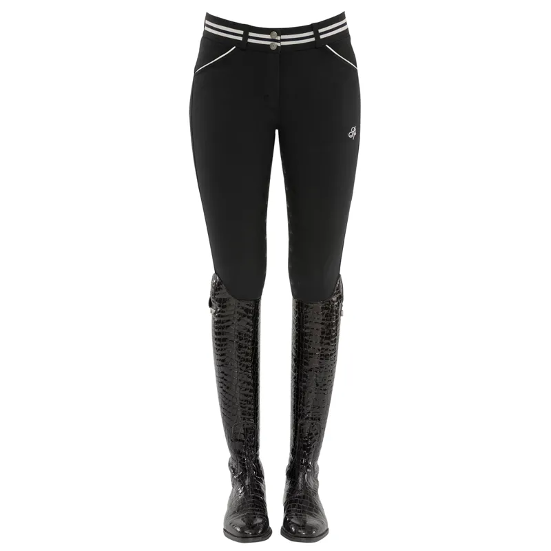 Spooks Fiona Full Grip Ladies Breeches - Black-1