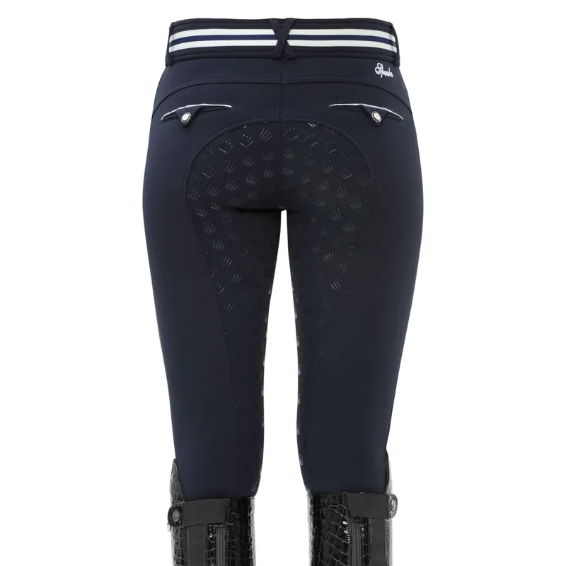 Spooks Fiona Thermo Full Grip Ladies Winter Breeches - Navy-1