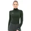 Spooks Phiene Ladies Roll Neck Top - Dark Forest