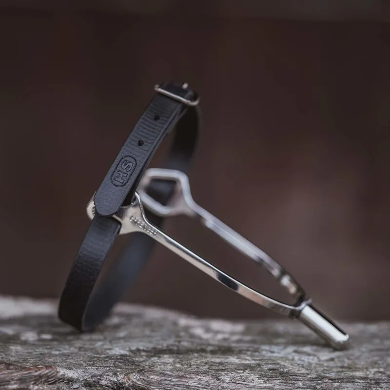 Sprenger Biothane Spur Straps - Black-1