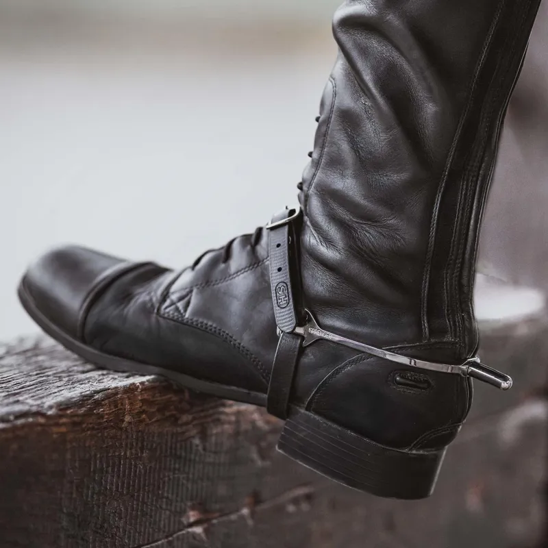 Sprenger Biothane Spur Straps - Black-2