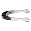 Sprenger fairRider Thick-Ended Spurs - Black/Silver