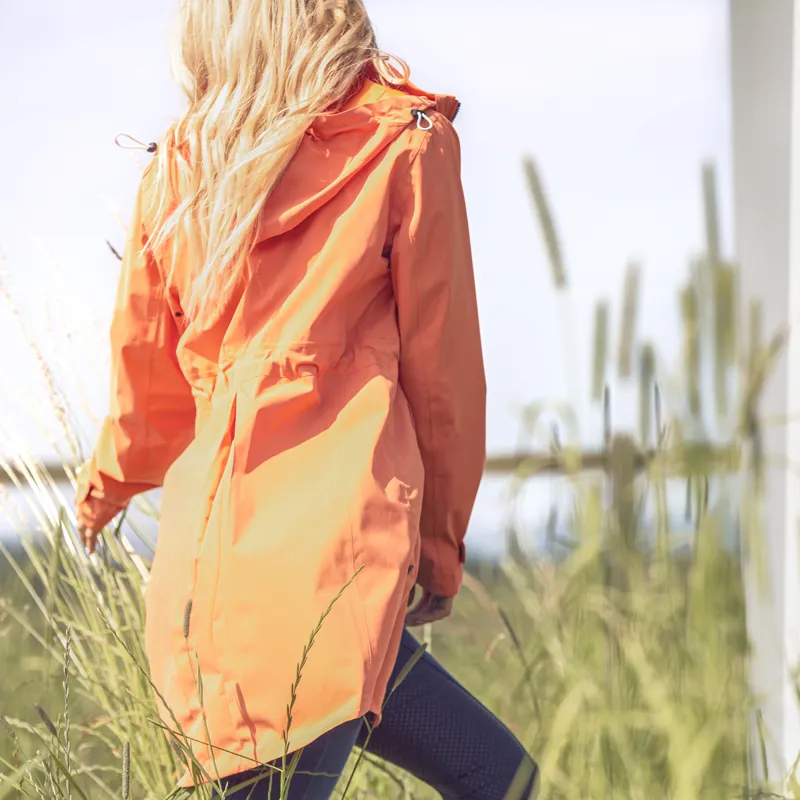 Pikeur Xila Sports Ladies Waterproof Parka Jacket - Peach - UK6-3