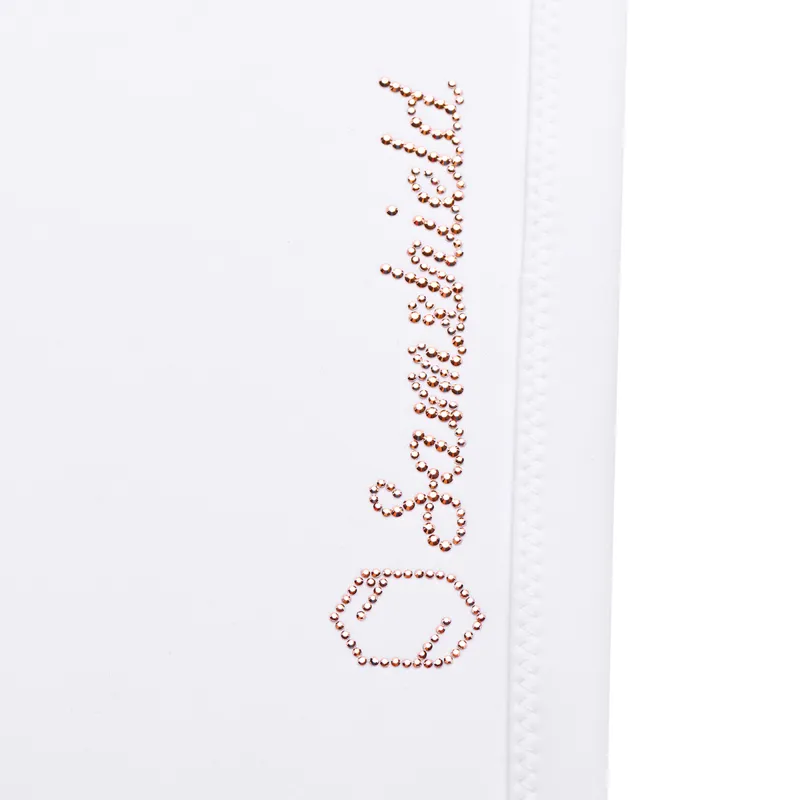 Samshield Adele Knee Grip Ladies Breeches - White/Rose Gold-2