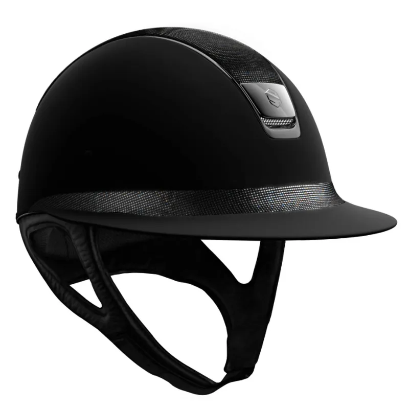 Samshield Miss Shield Shadowmatt Shimmer Riding Hat - Black