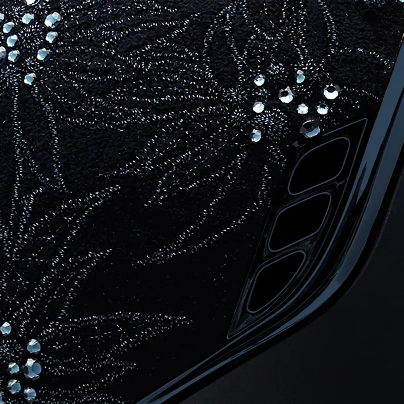 Samshield Miss Shield Shadowmatt 2.0 Spring Flowers Riding Hat - Blue-2