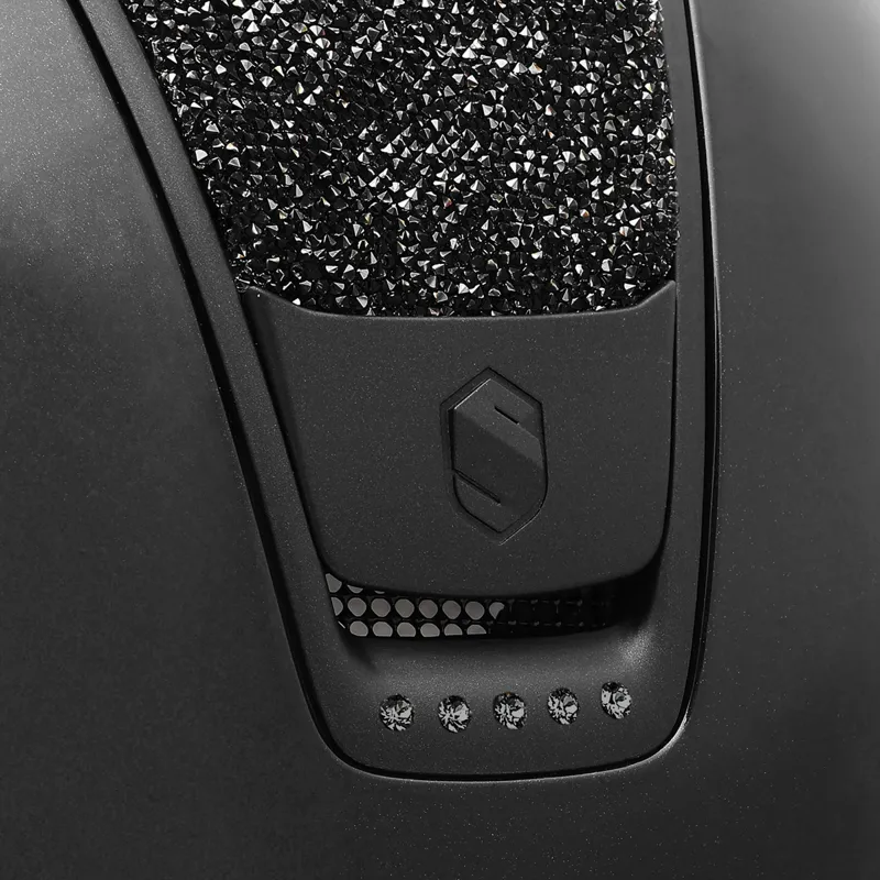 Samshield Miss Shield Shadowmatt 2.0 Ultra Fine Rock Riding Hat - Black-1