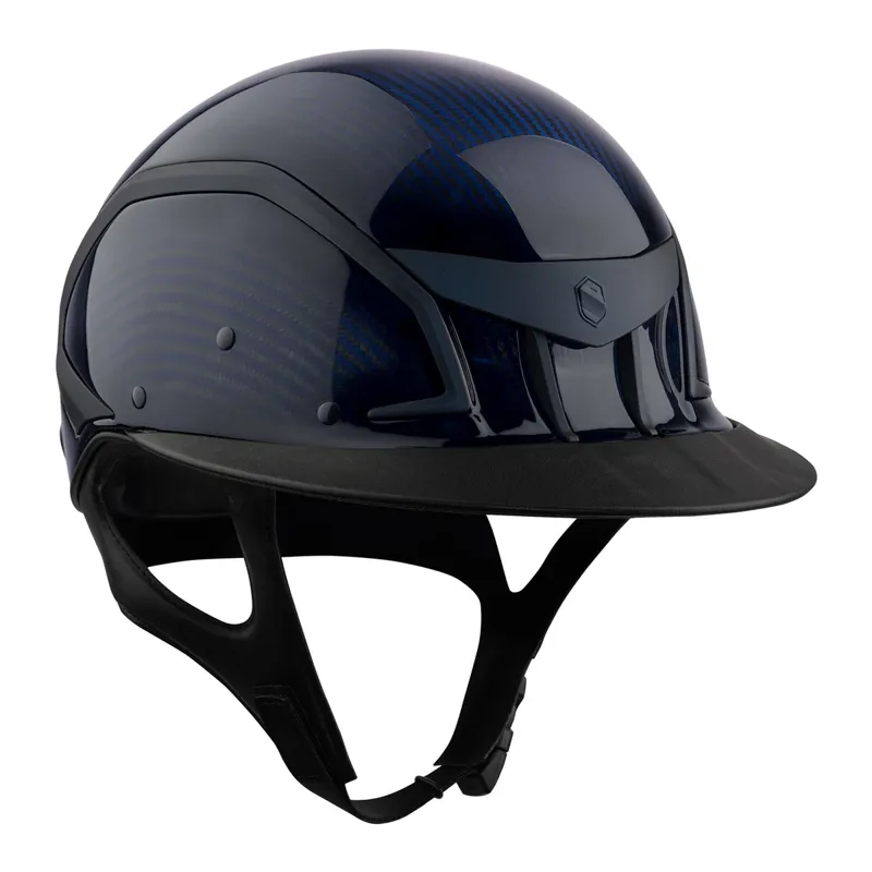 Samshield XJ Miss Limited Edition Riding Hat - Blue Gloss/Matt