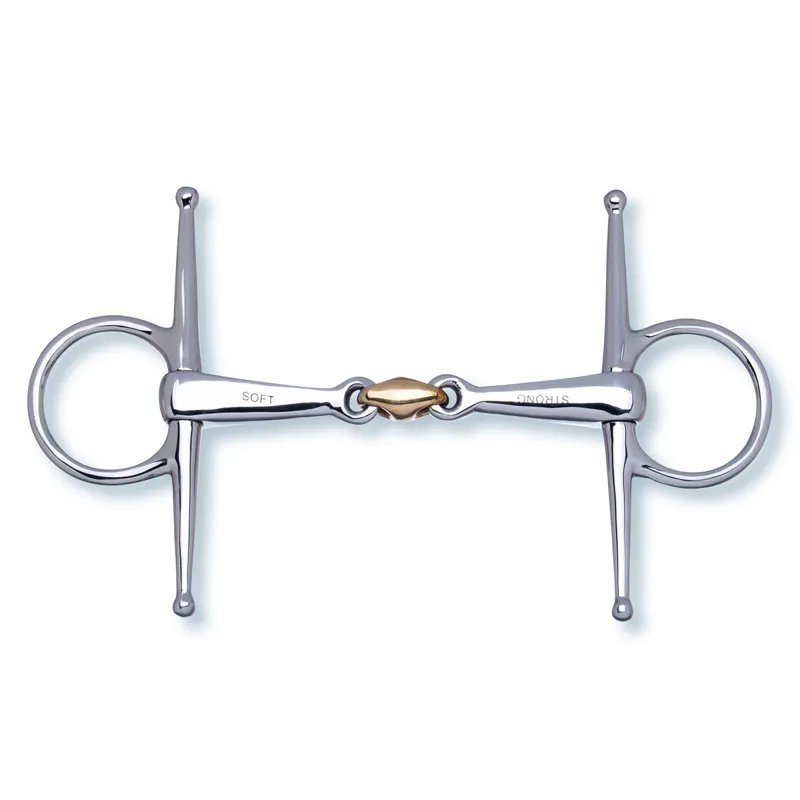 Stubben 2in1 Full Cheek Double Jointed Lozenge Snaffle Bit
